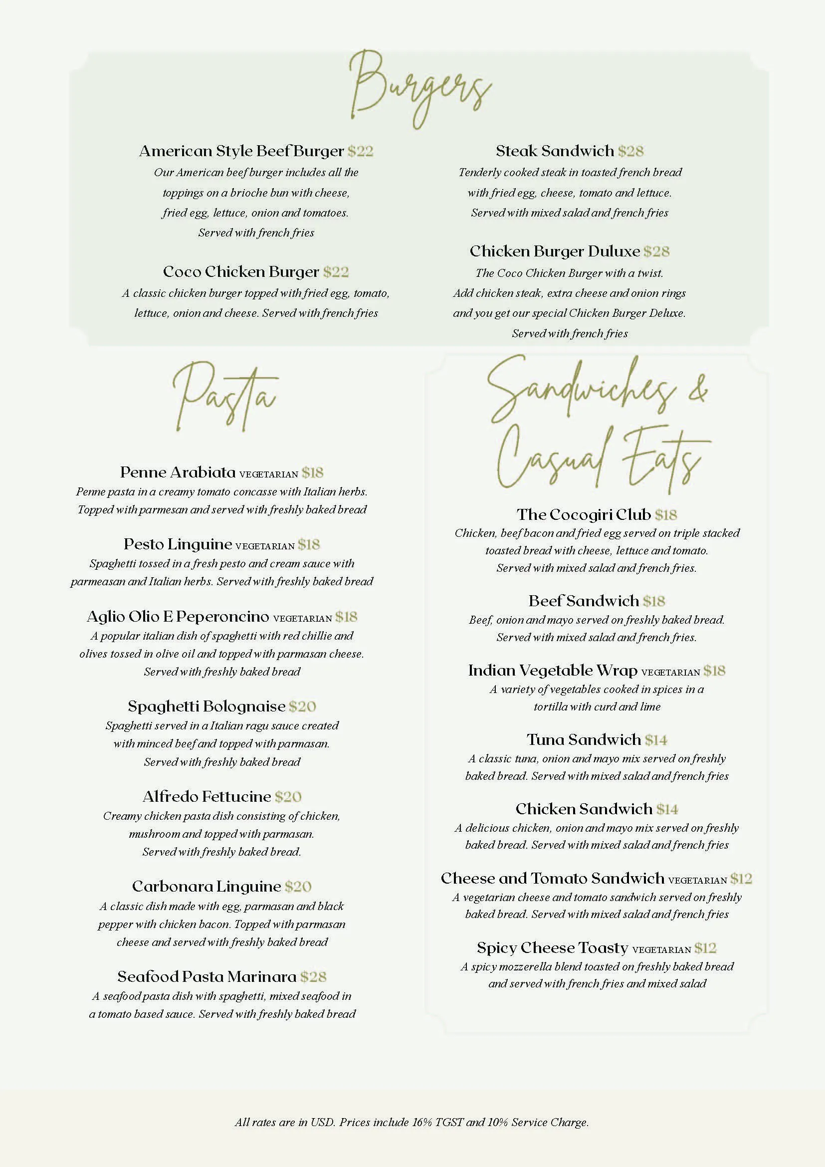 Menu Item