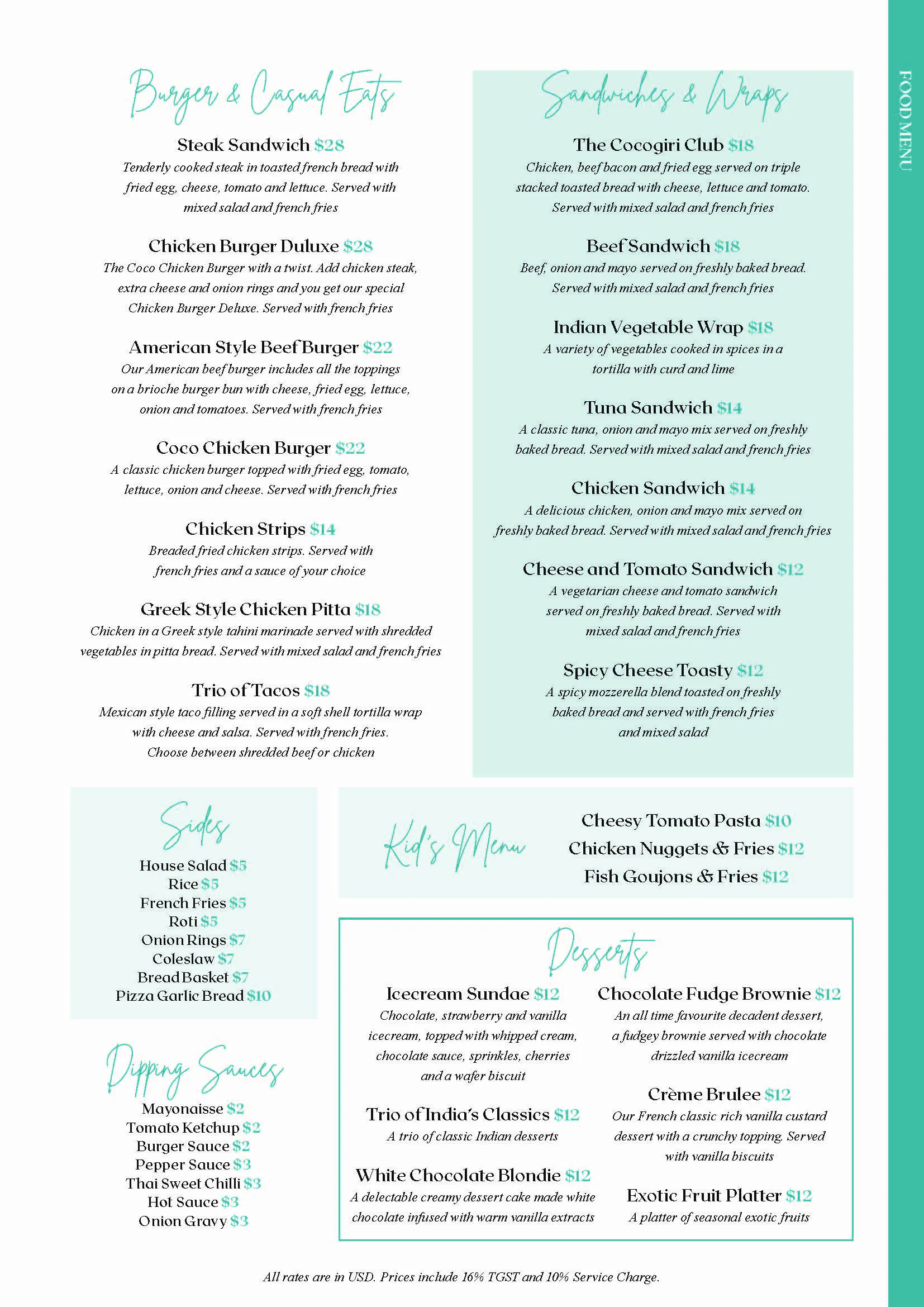 Menu Item